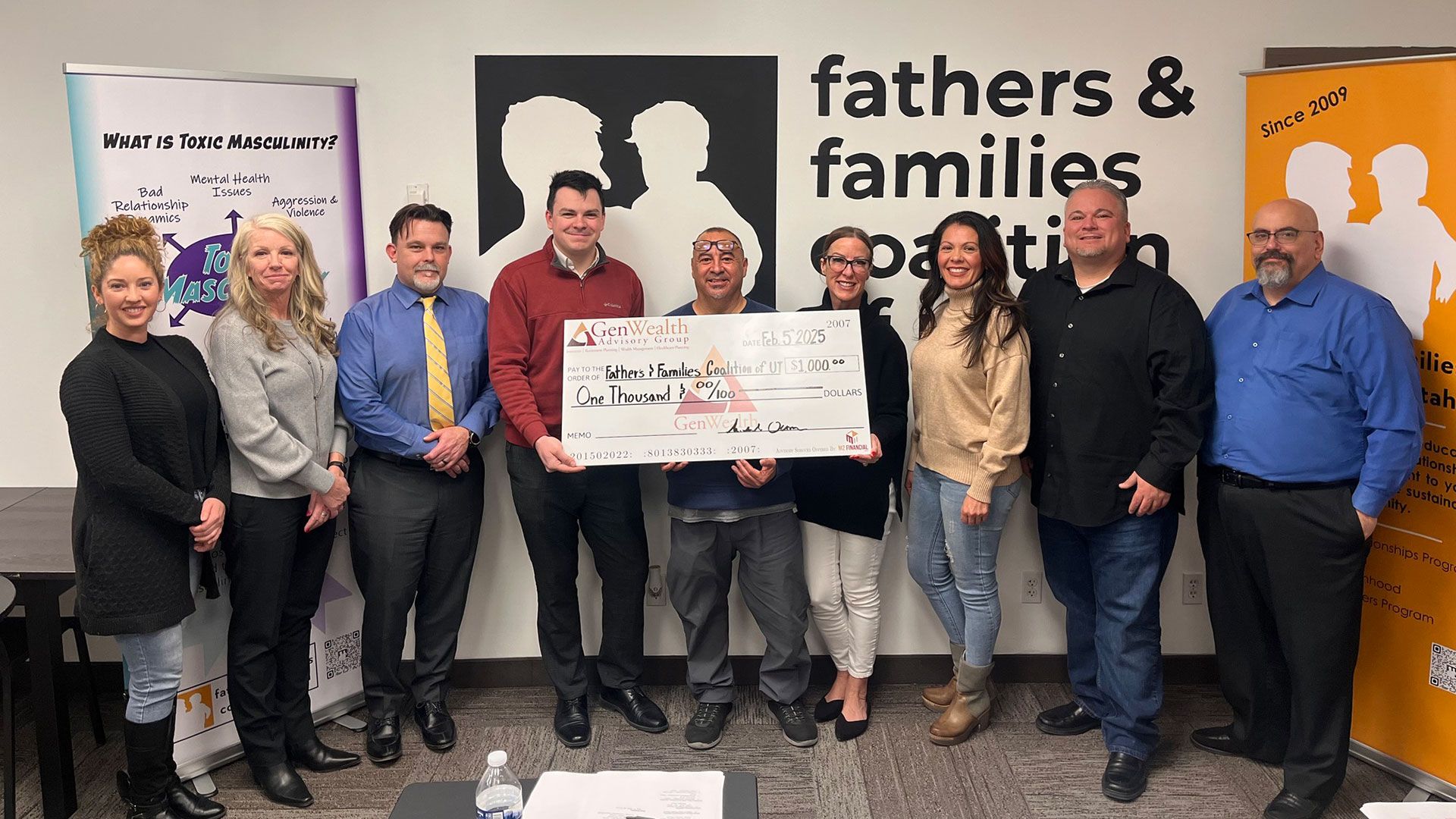 Large Check for with Board